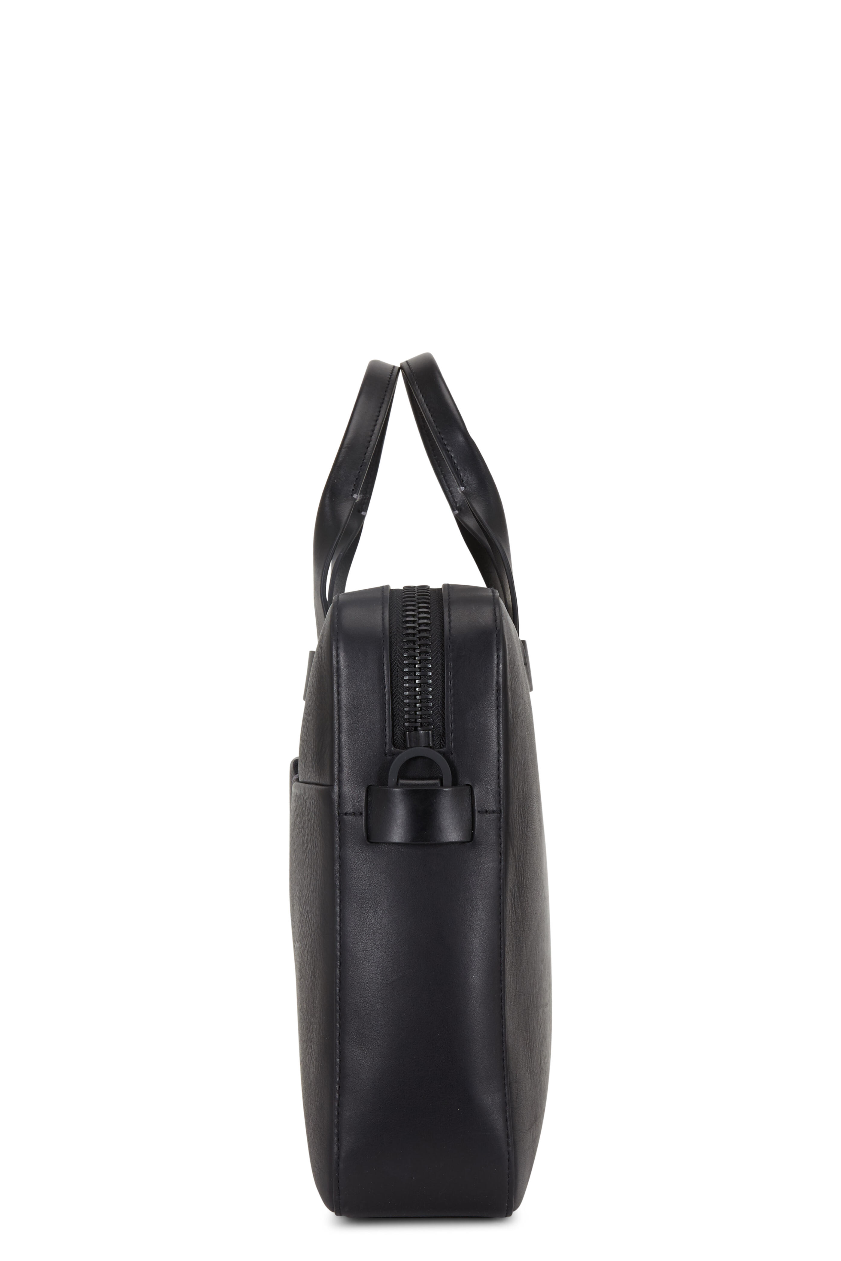 Troubadour - Black Leather Trailblazer Briefcase