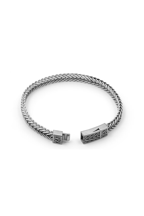 Tateossian - Coda Di Volpe Sterling Silver Chain Bracelet