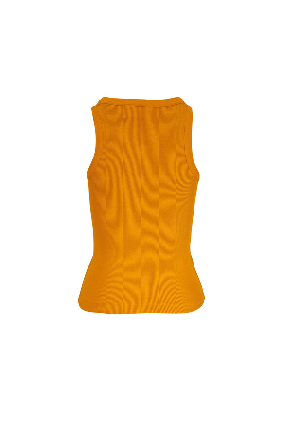 Vince Clementine Ribbed Scoop Neck Tank - view 4