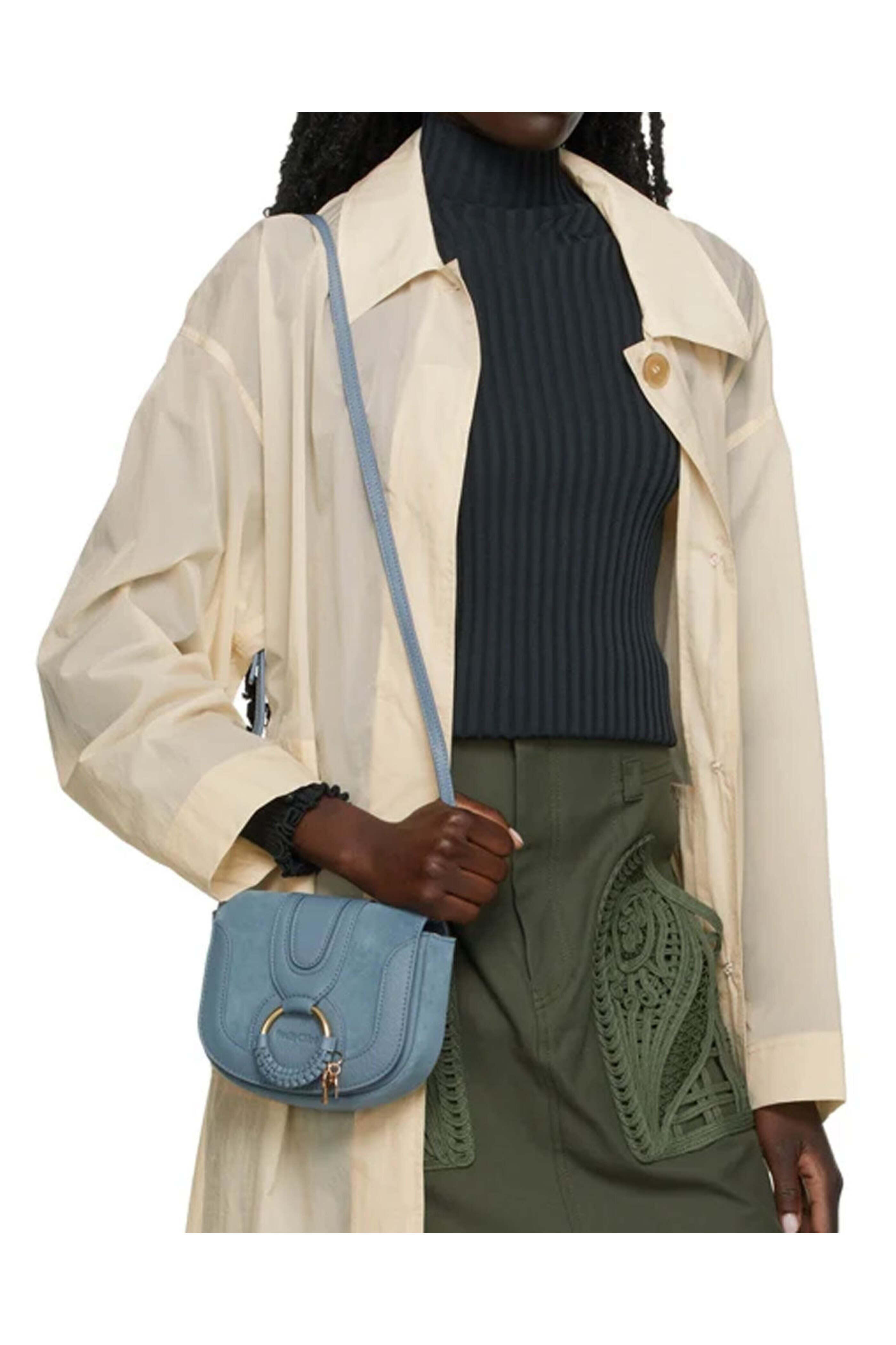 See by Chloé - Mini Hana Shoulder Bag in Stormy Sky