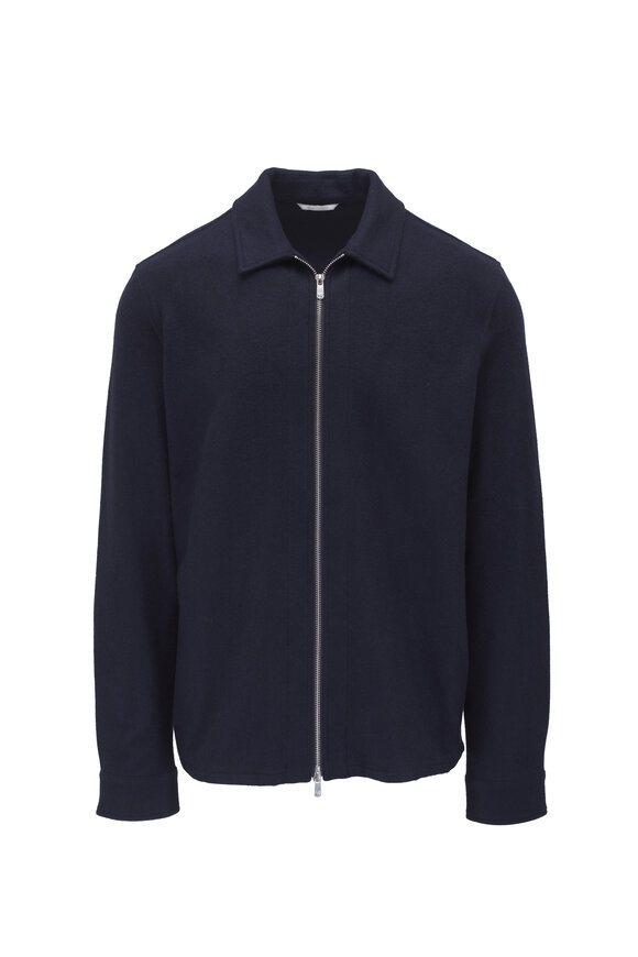RALPH LAUREN パープルレーベル キルティングジャケット ネイビー Ralph Lauren Purple Label - Navy Blue Nylon Quilted Hybrid