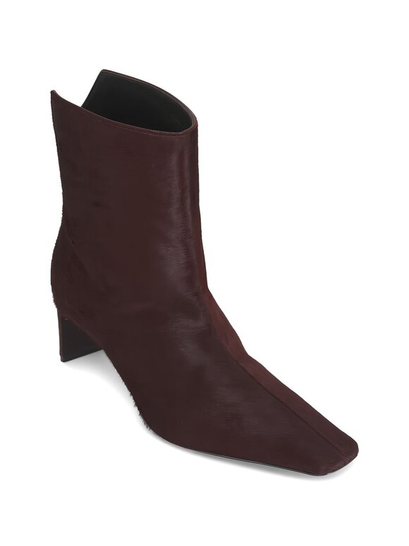 Khaite Ona Red Mahogany Ankle Boot, 55mm - view 6