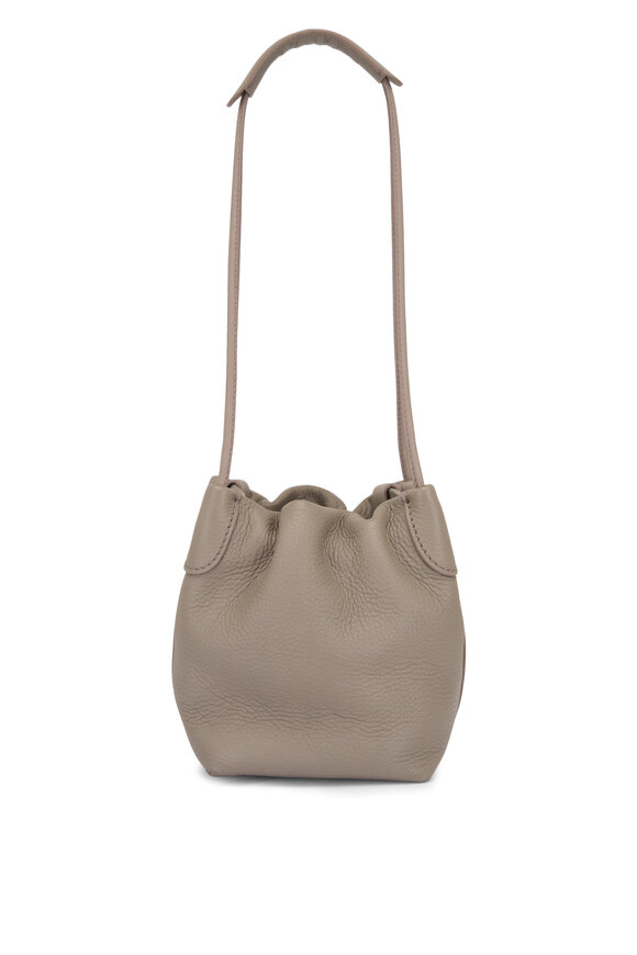 Loro Piana Micro Bale Dove Leather Bucket Bag - view 2