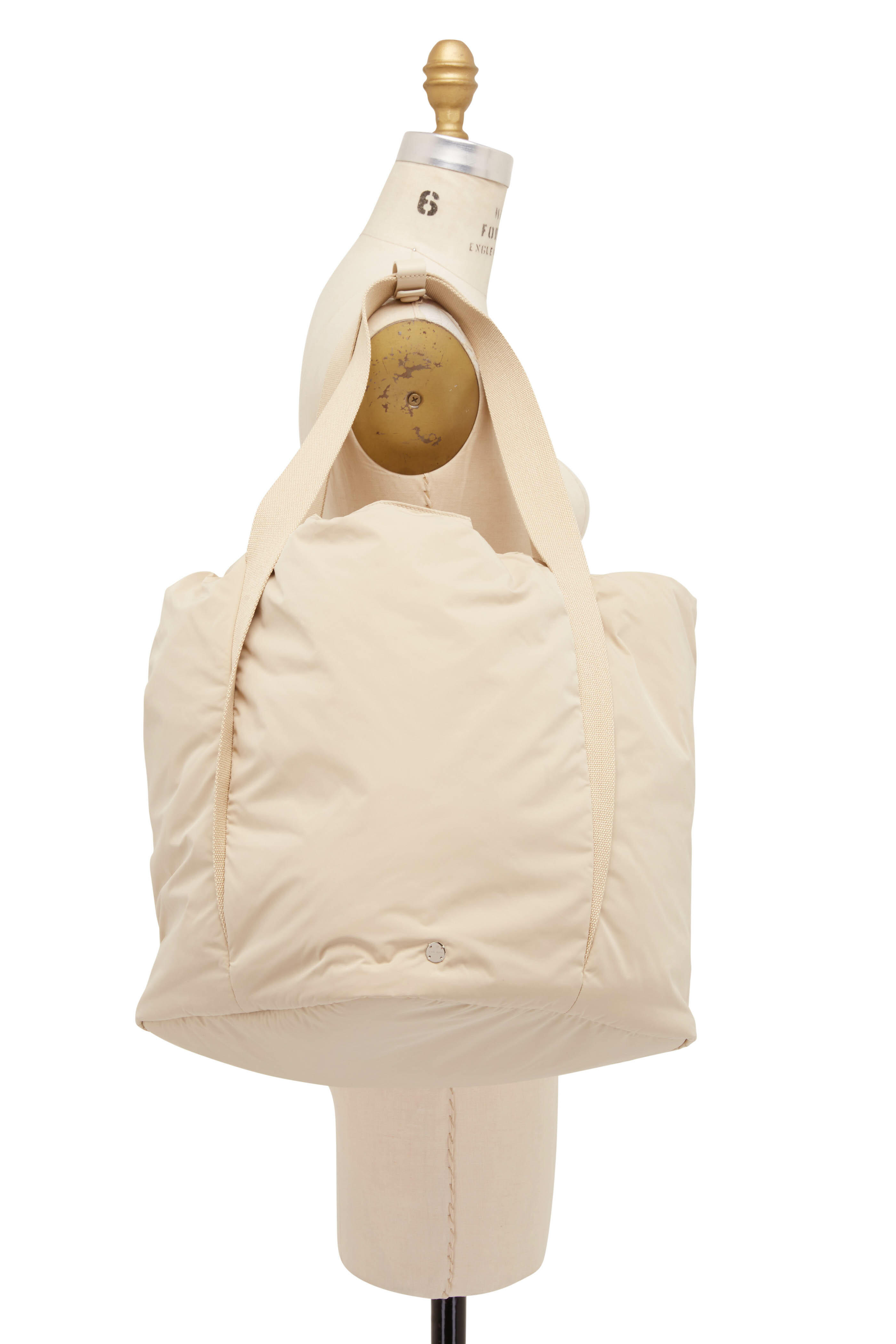 The Row - Drew Oatmeal Nylon Tote