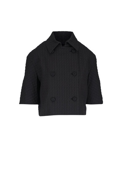 ジャケット BALMAIN 'Chiocciola' button short jacket Black Balmain chiocciola Button Short Jacket Balmain