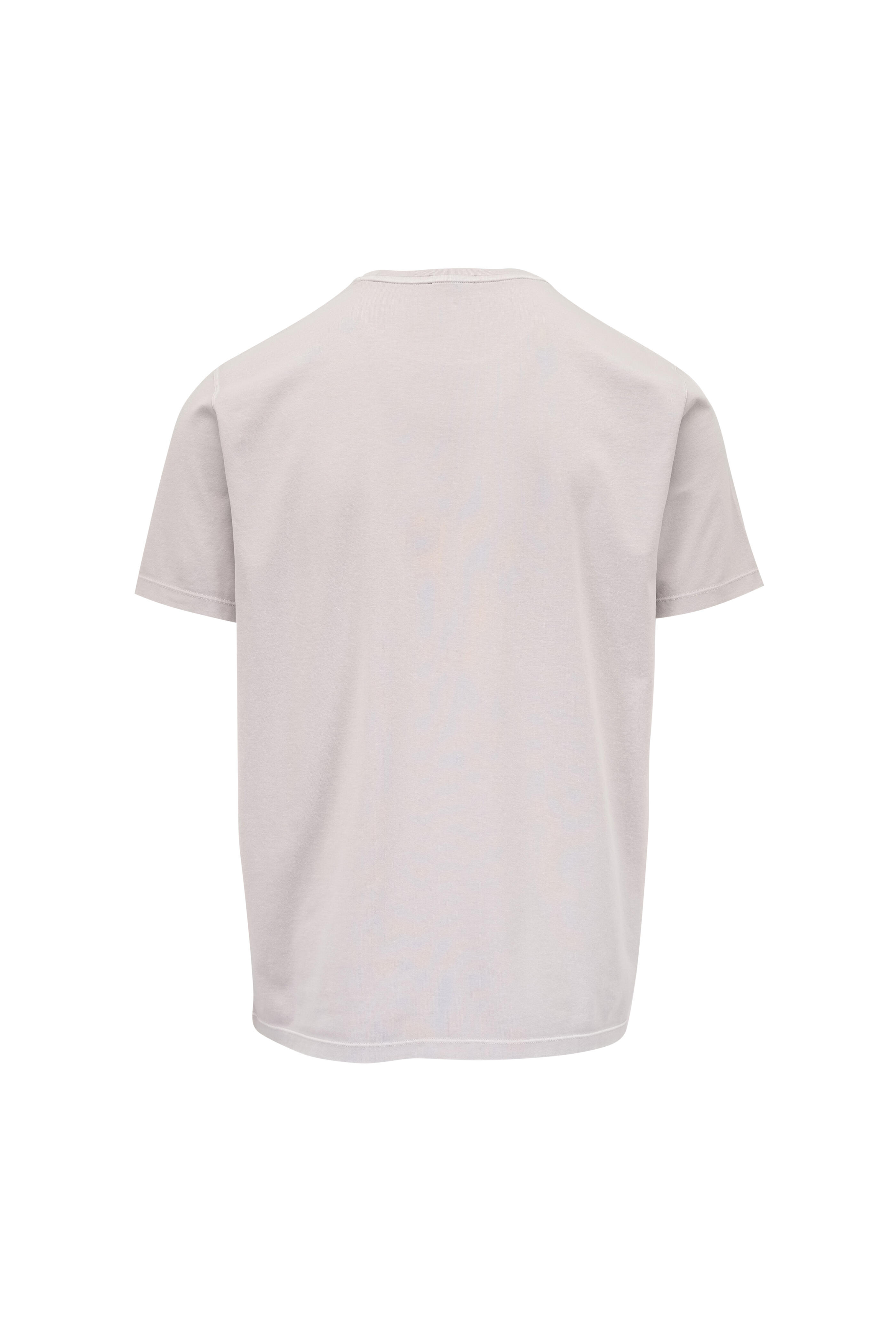 Patrick Assaraf - Vintage Beige Stretch Cotton T-Shirt