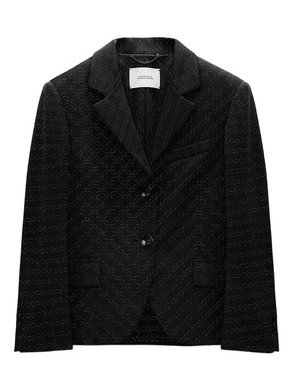 Dorothee Schumacher Sparkling Emotions I Pure Black Jacket - view 3
