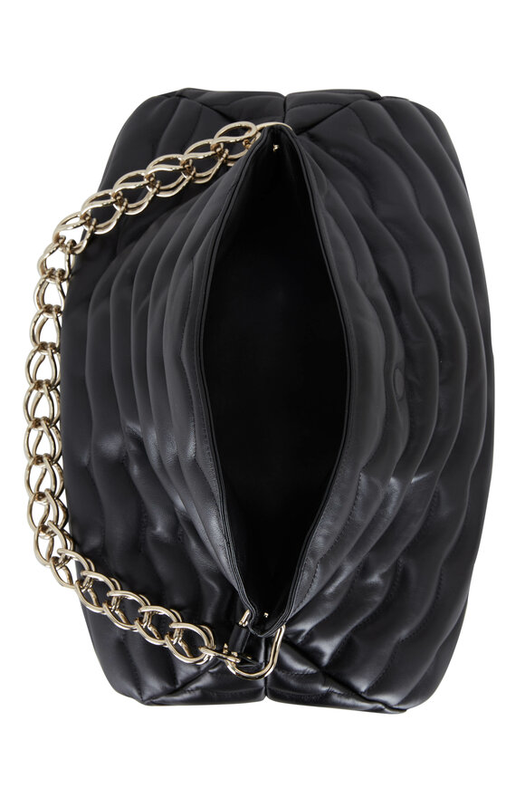 Chloé - Juana Black Medium Quilted Leather Chain Bag