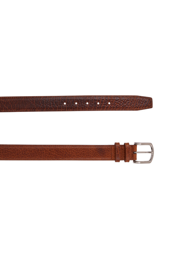 W Kleinberg Peanut Leather Belt - view 2