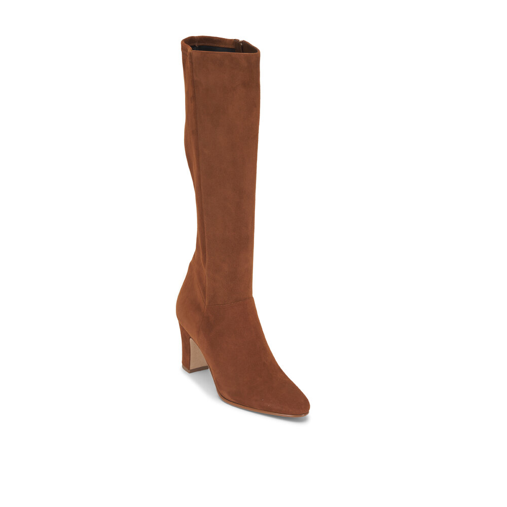 Booties Manolo Blahnik Beige Suède - Taille 41 - Neuf Essayé En Magasin - Talon 10 Cm