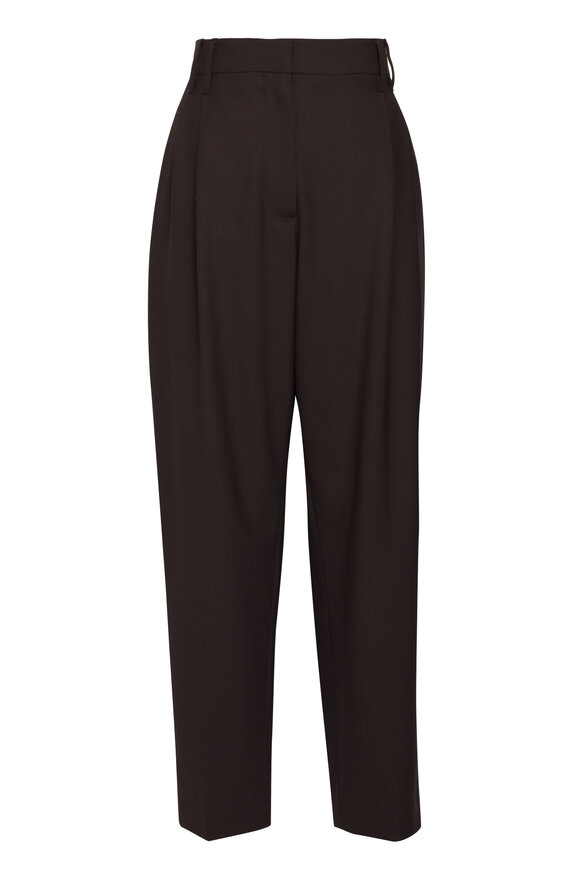 Brunello Cucinelli - Chocolate Brown Classic Pull On Pant