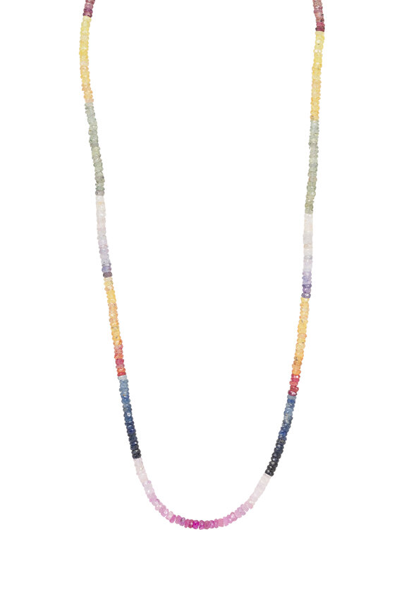 Cristina V. Multicolor Sapphire Necklace