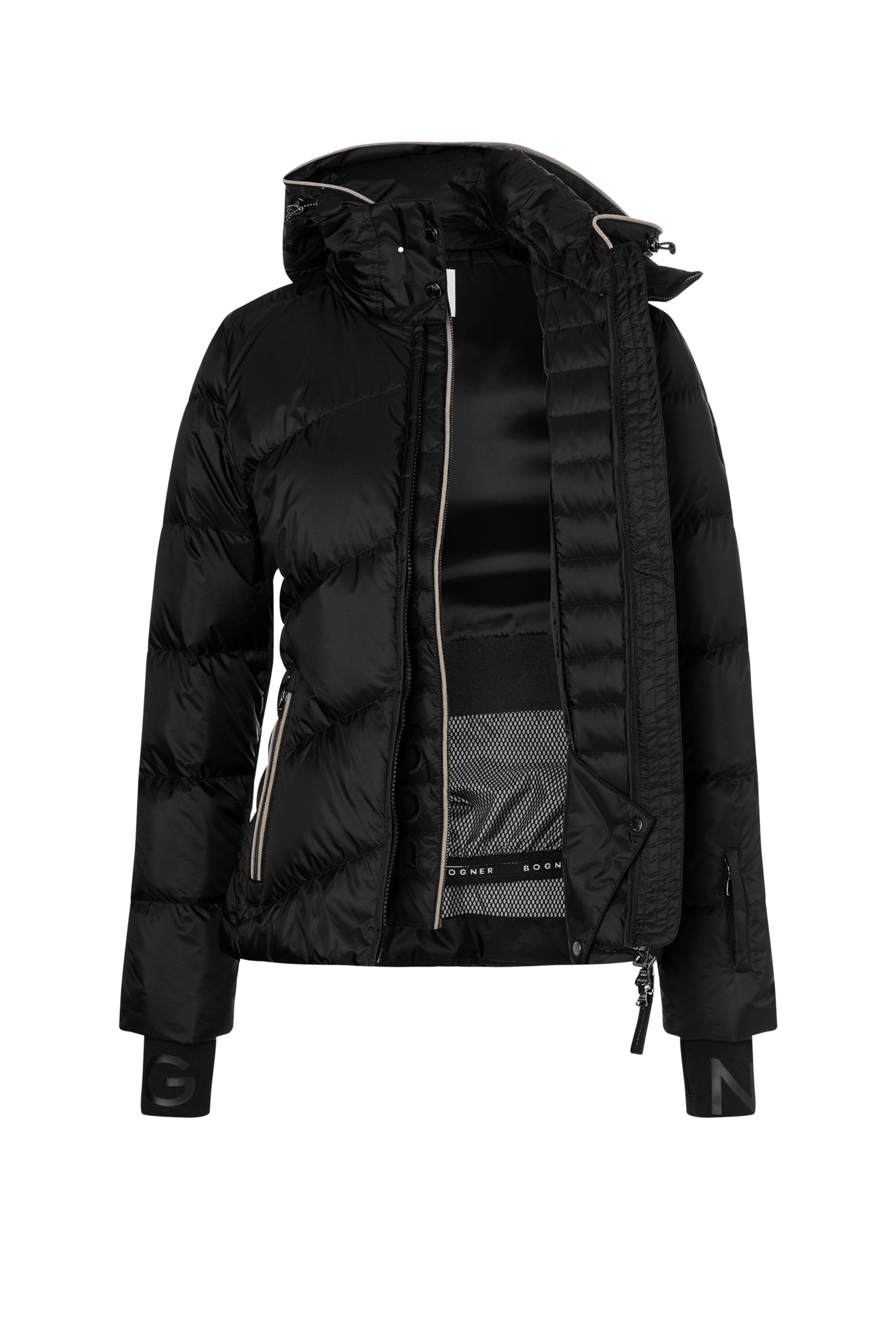 zin Dominant Transparant Bogner - Callie Black Down Ski Jacket | Mitchell Stores