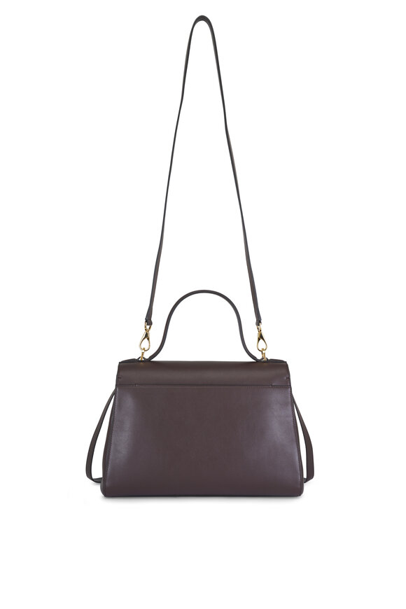Savette Soft Symmetry Coffee Leather Top Handle Bag - view 2