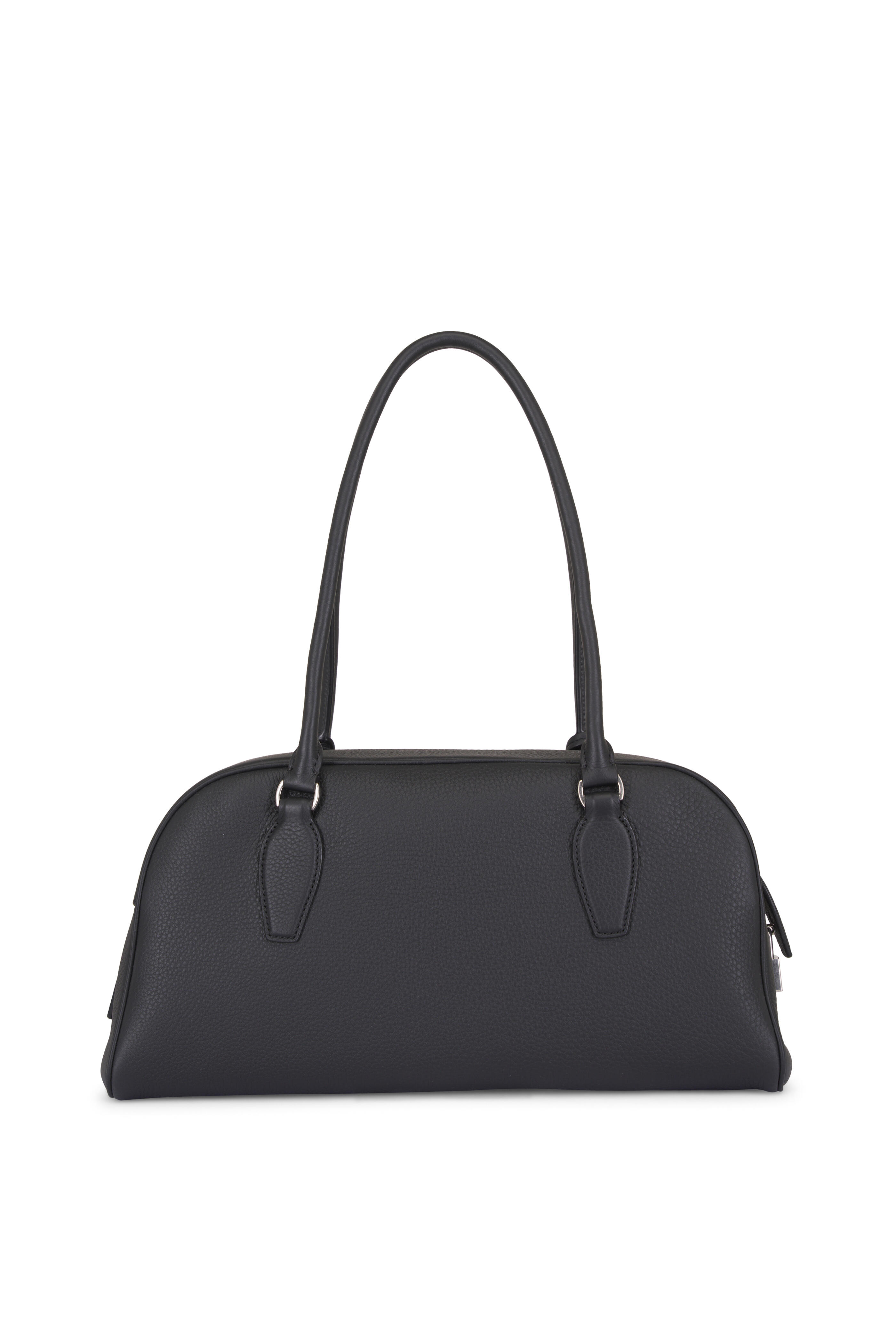 The Row - E/W India Black Leather Shoulder Bag - view 2
