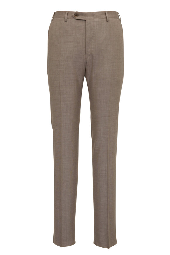 Canali - Exclusive Tan Wool Yarndye Suit