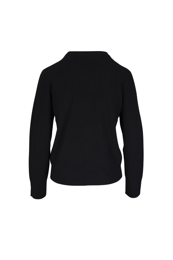 Vince Black Cashmere V-Neck Sweater - view 2