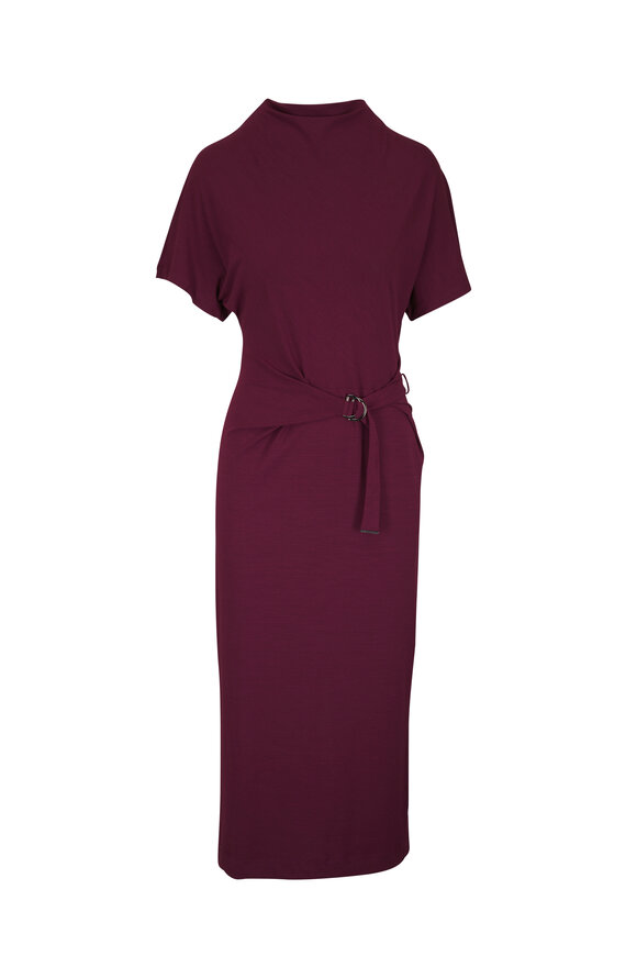 Brunello Cucinelli - Crystal Crinkle Cotton Sleeveless Dress