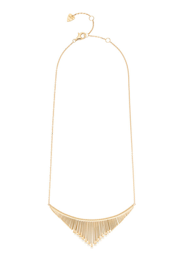 Peruffo 18k Yellow Gold Moving Dégradé Element Necklace - view 1