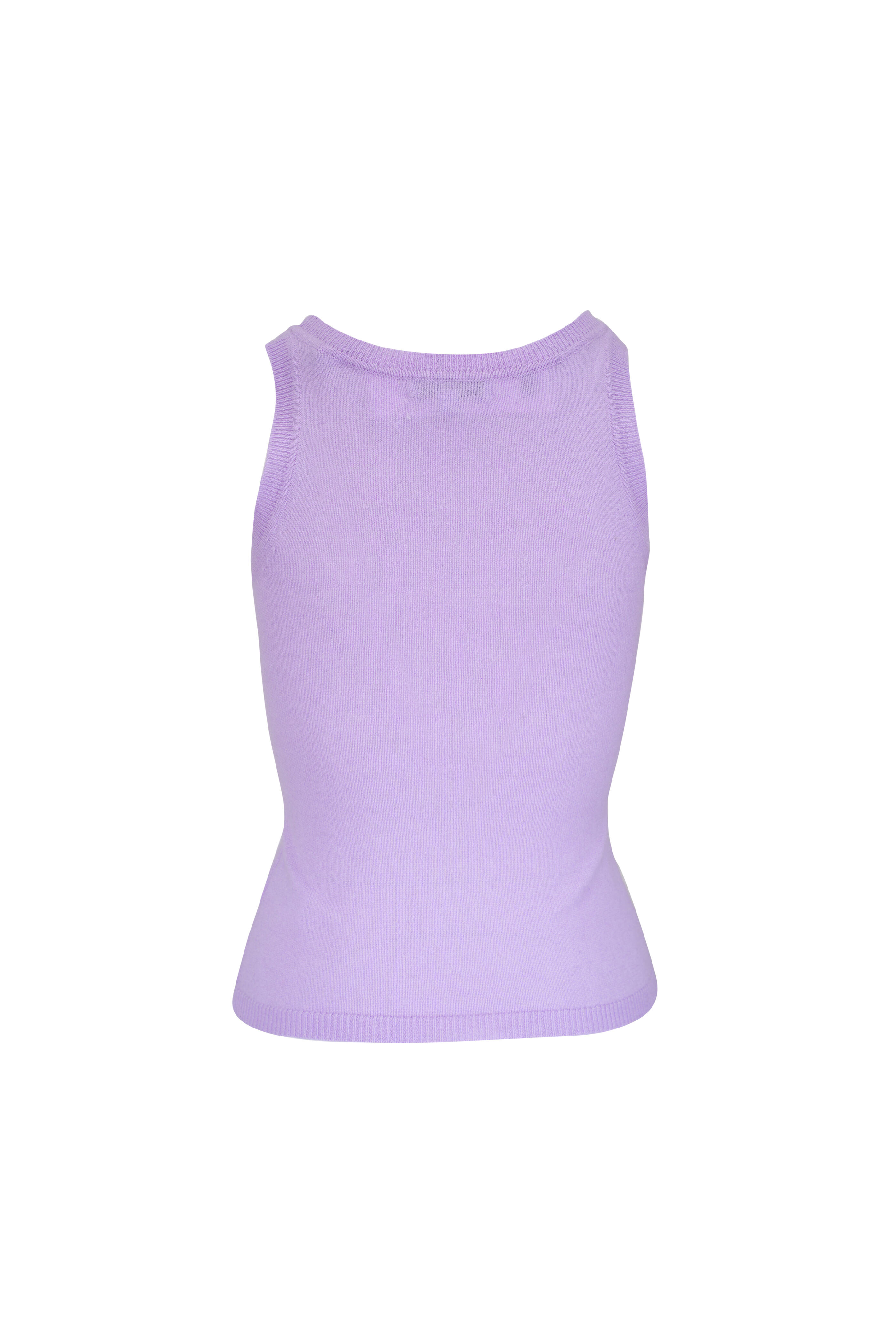 Veronica Beard - Birke Light Lilac Cashmere Tank
