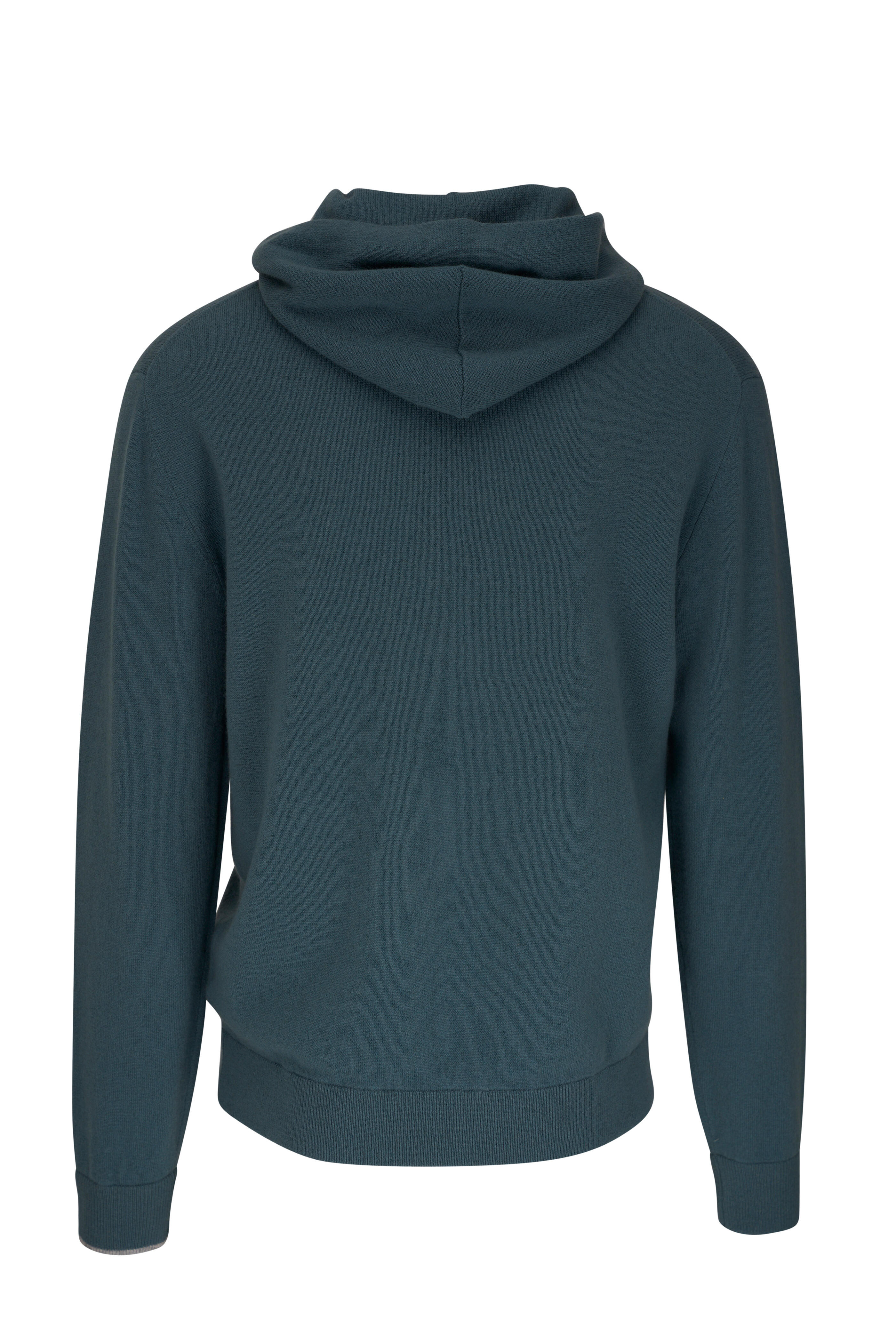 Greyson - Koko Marsh Green Wool & Cashmere Hoodie