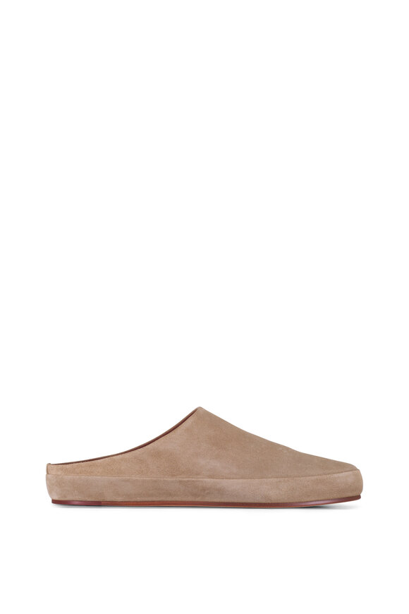 Loro Piana Tomori Walk Dark Birch Suede Mule - view 2