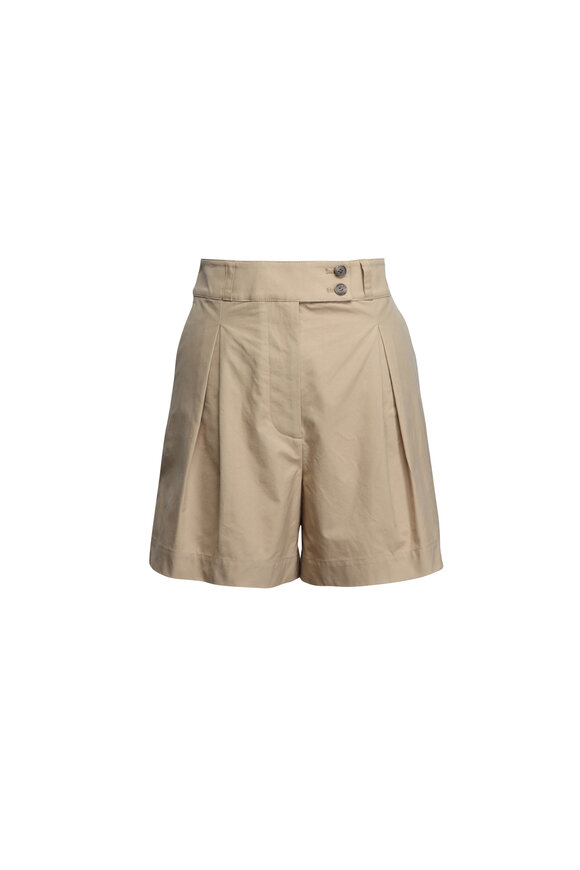 Zimmermann - Cream and Pink Paisley Acacia Tuck Short