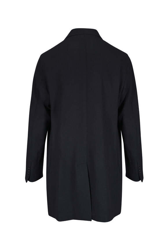 Maurizio Baldassari Charcoal Gray Cashmere Coat - view 3