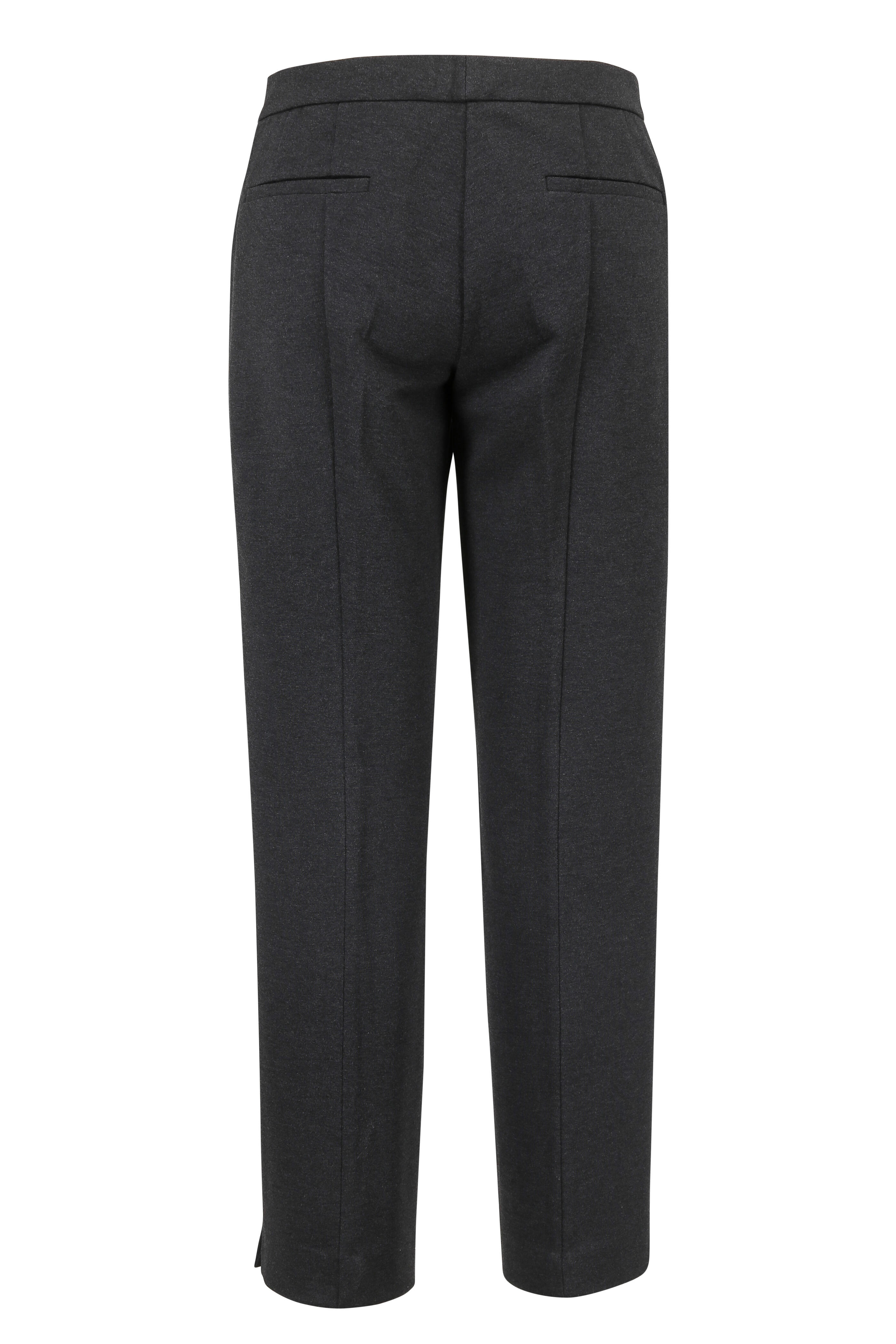 Derek Lam - Drake Charcoal Gray Crop Trouser | Mitchell Stores