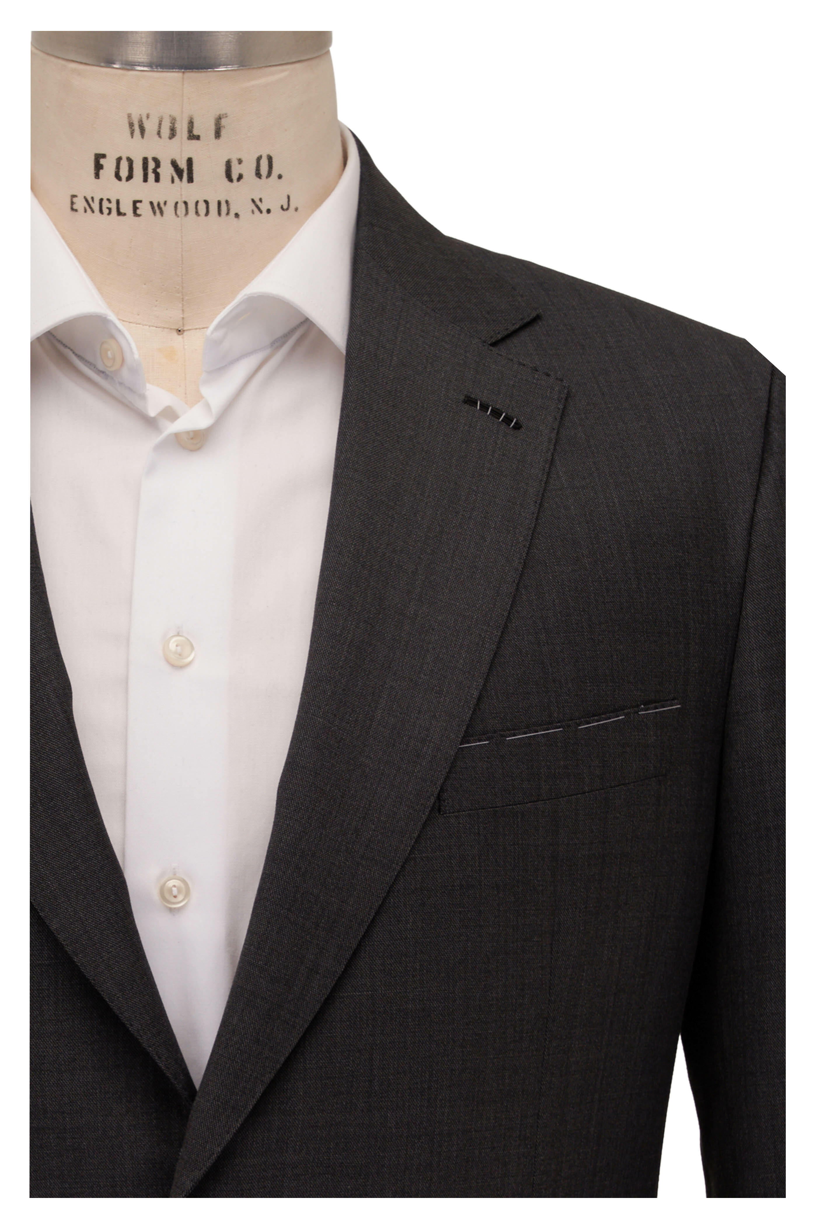 Brioni - Dark Gray Wool Suit | Mitchell Stores