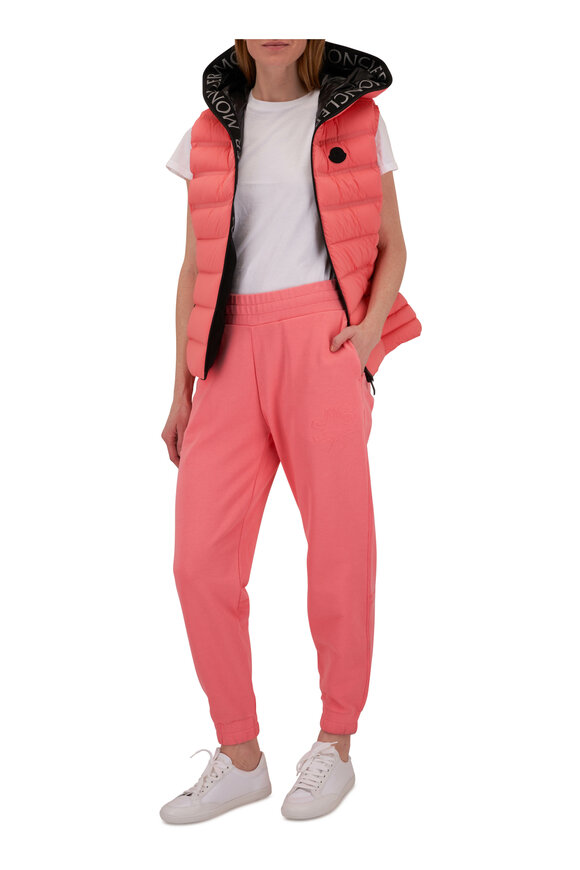 Moncler - Aliterse Pink Hooded Down Vest