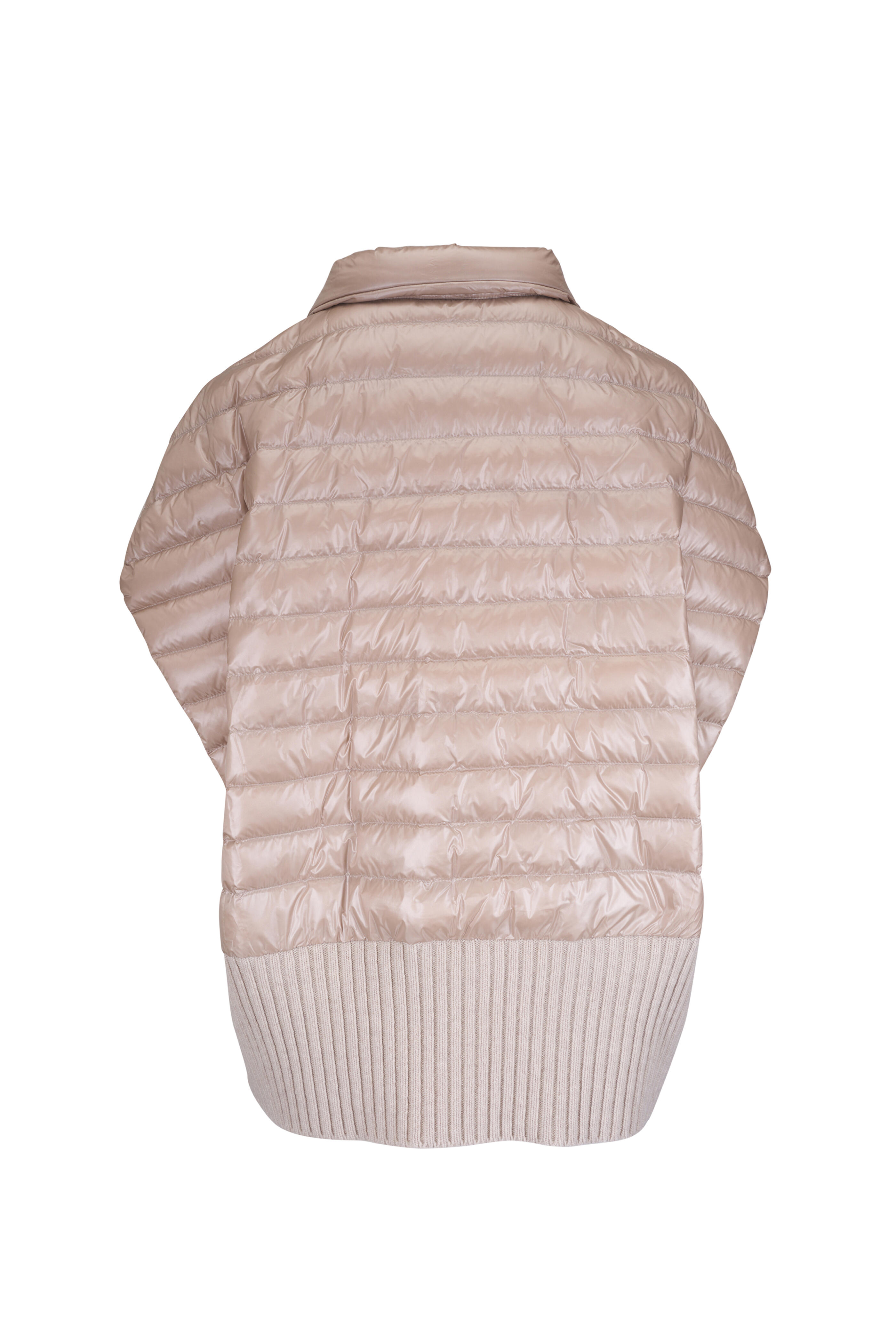 Herno - Neutral Sleeveless Zip-Front Wool Vest