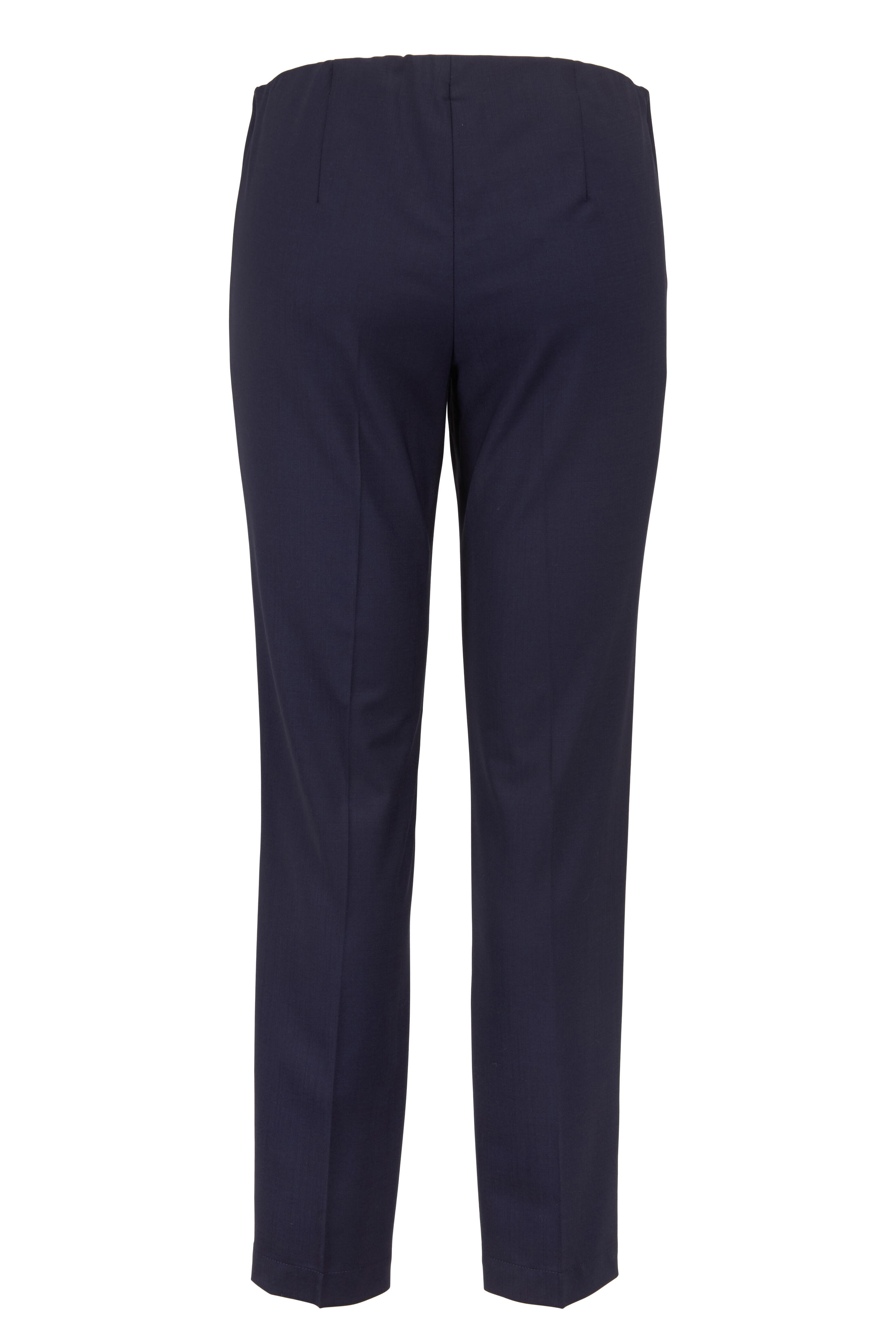 Brunello Cucinelli - Navy Blue Lightweight Wool Ankle Pants
