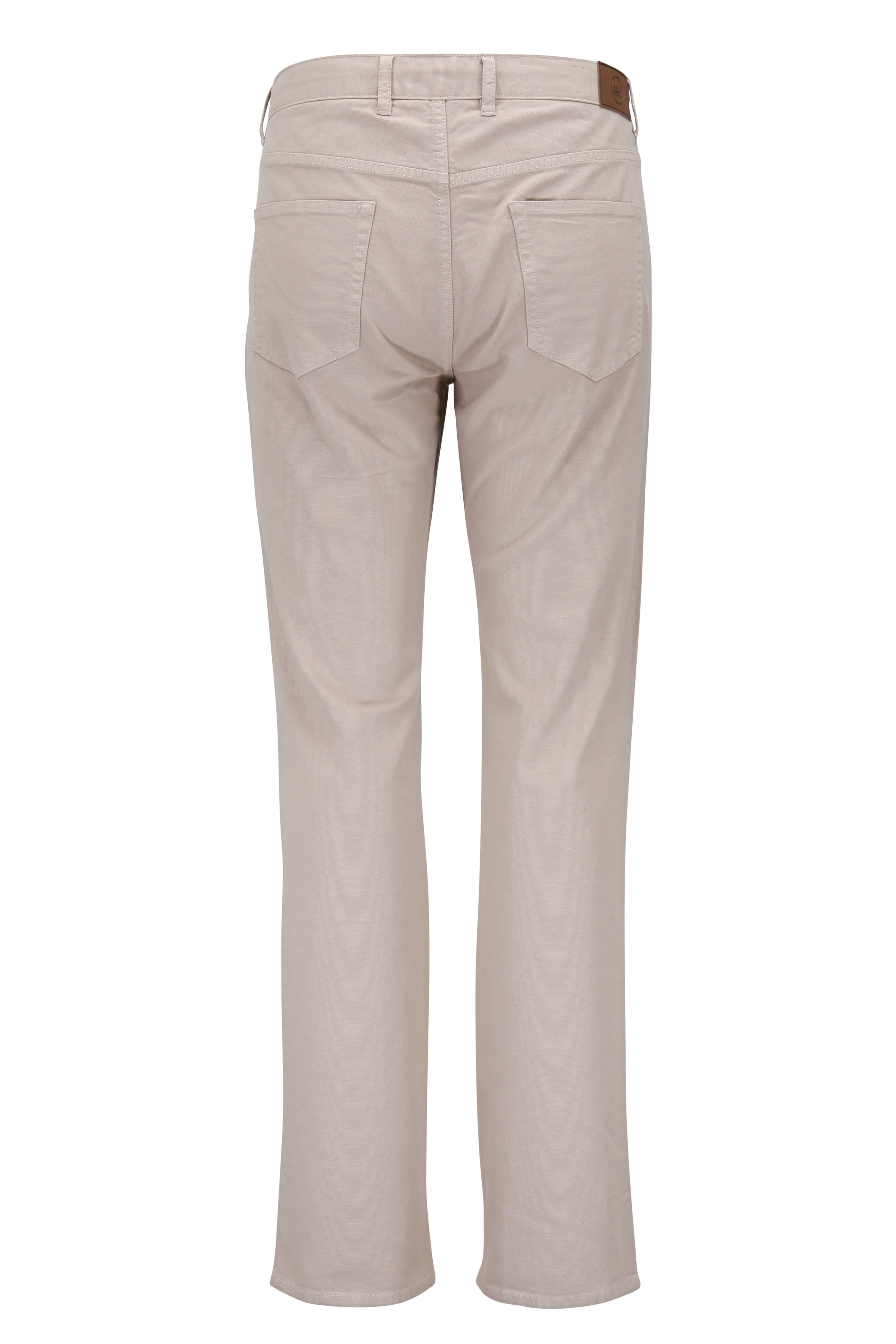Peter Millar - Crown Vintage Khaki Canvas Five-Pocket Pant