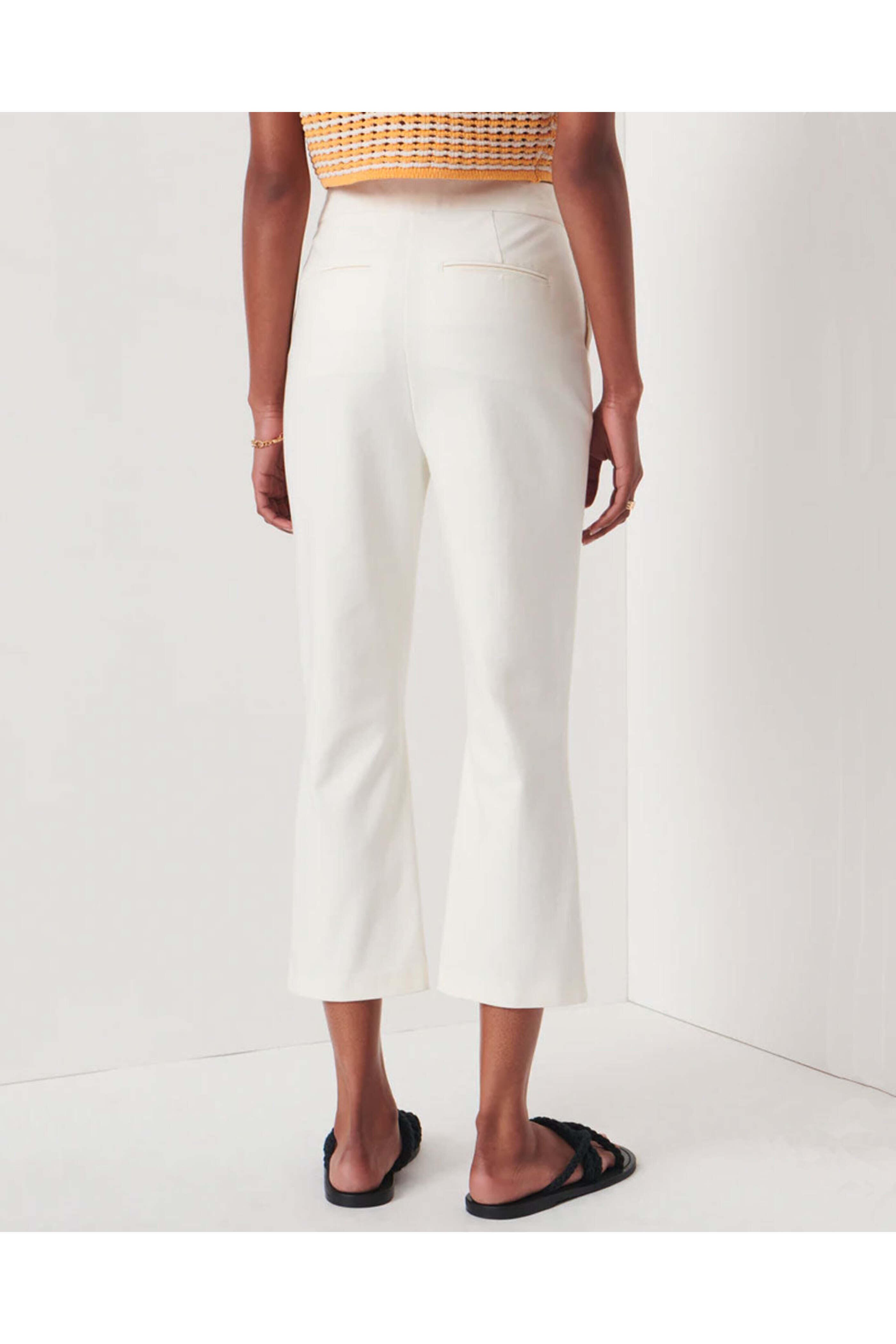 Derek Lam - Soft White Bianca Cropped Pant