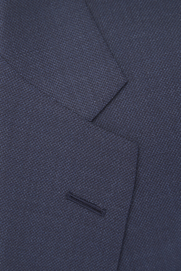 Zegna Dark Blue Centoventimila Wool Suit - view 5