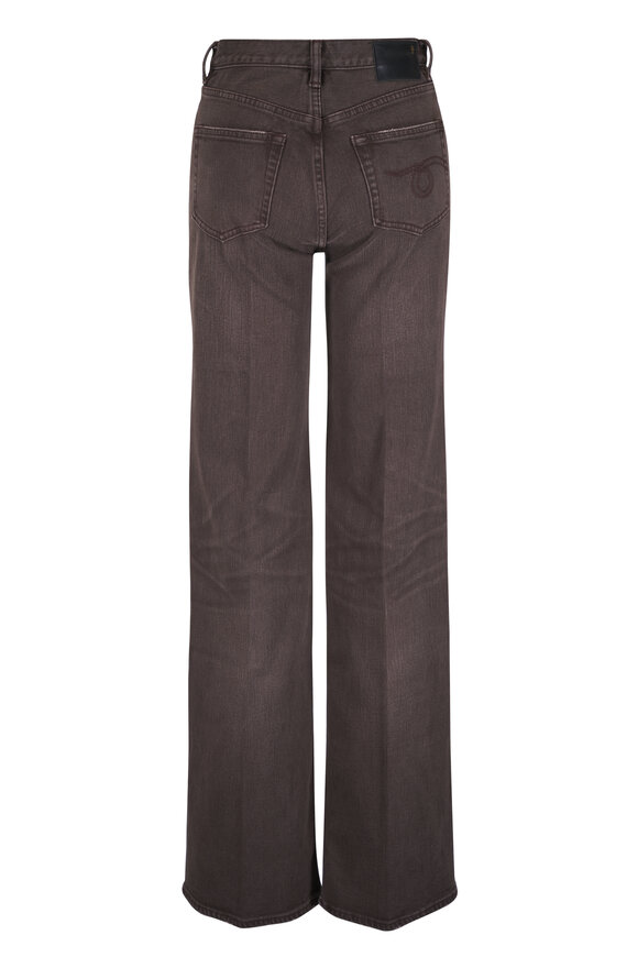 R13 Charlotte Brown Stretch Cotton Jean - view 2