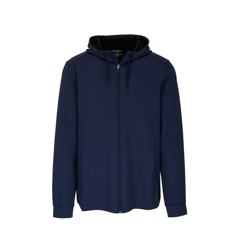 Rhone Apparel - Spar Navy Full Zip Hoodie | Mitchell Stores