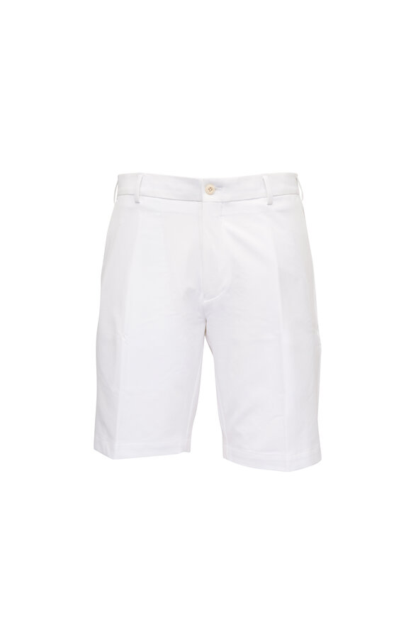Peter Millar Crown Surge White Performance Shorts - view 1