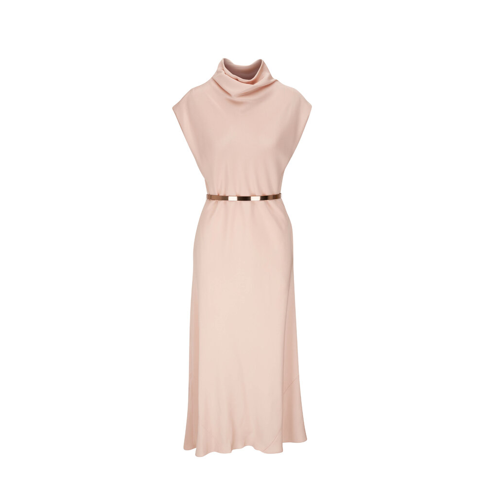 VIP【関税送料無料】希少 Giorgio Armani Silk Midi Dress Giorgio Armani Floral Print Silk Gown with Smocked Waist