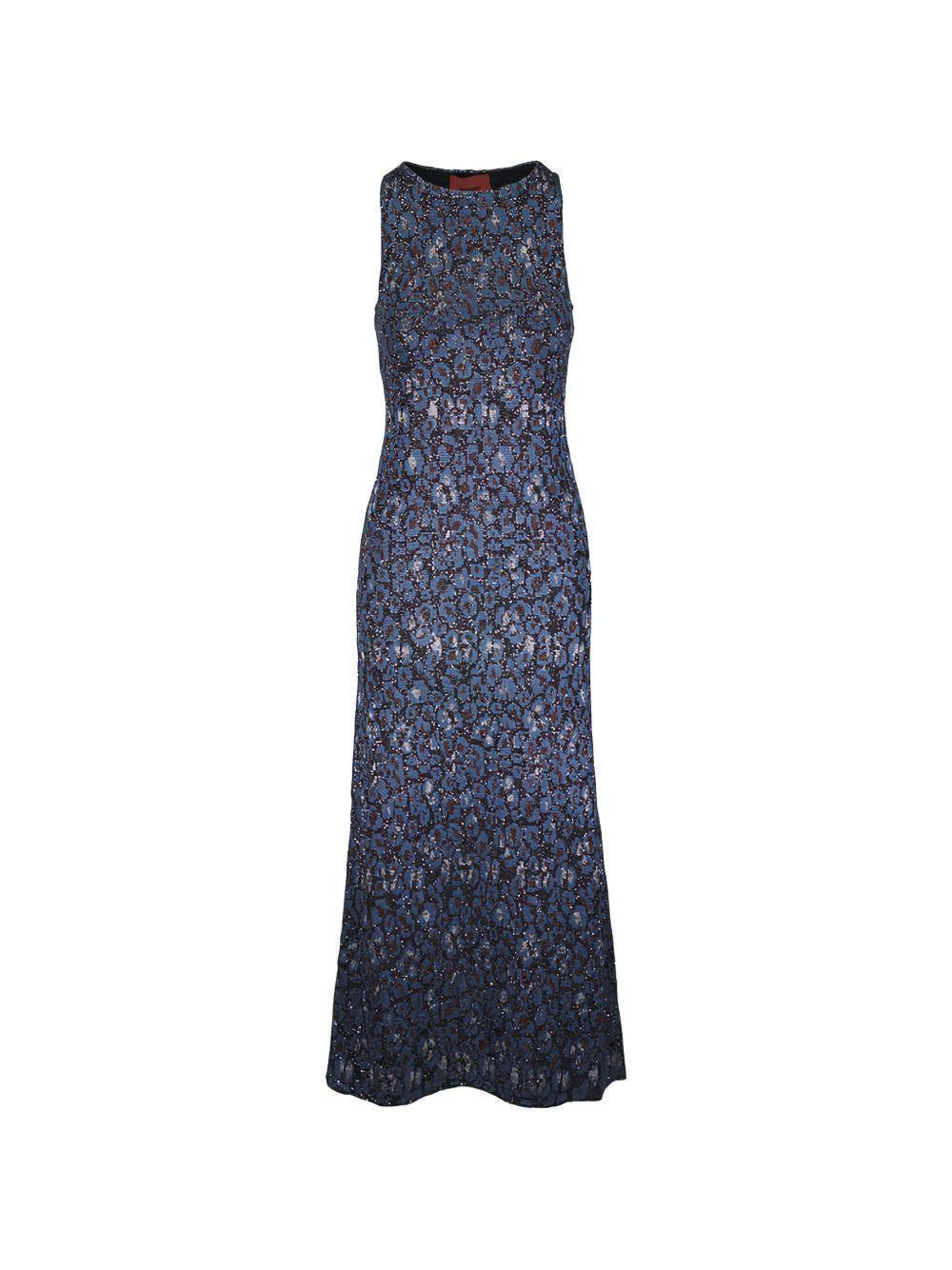 Missoni - Blue Base Embellished Sequin Maxi Dress