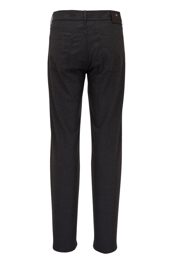 Marco Pescarolo - Dark Gray Stretch Cashmere Five Pocket Pant 