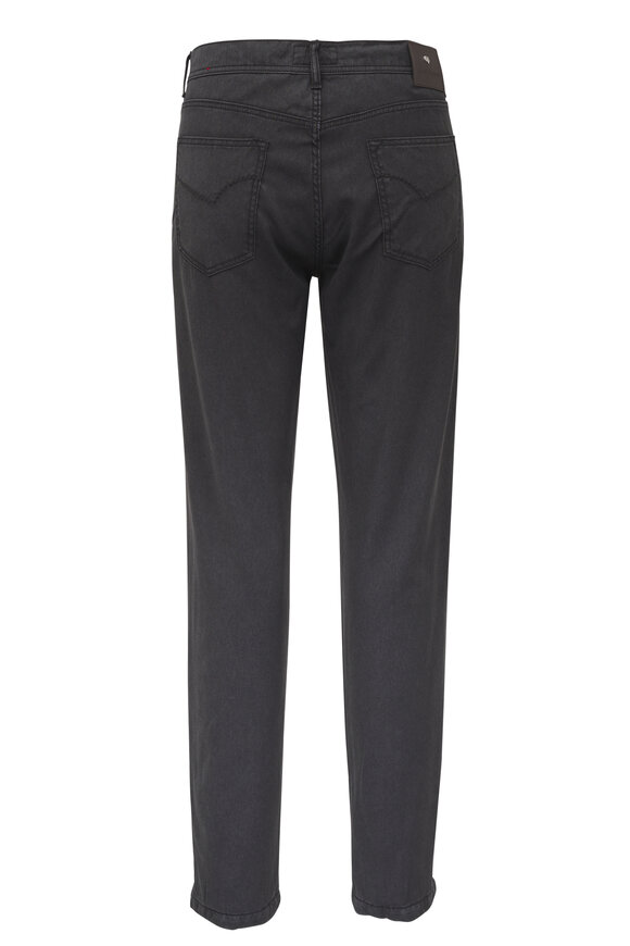 Marco Pescarolo Nerano Charcoal Gray Five Pocket Pant - view 3