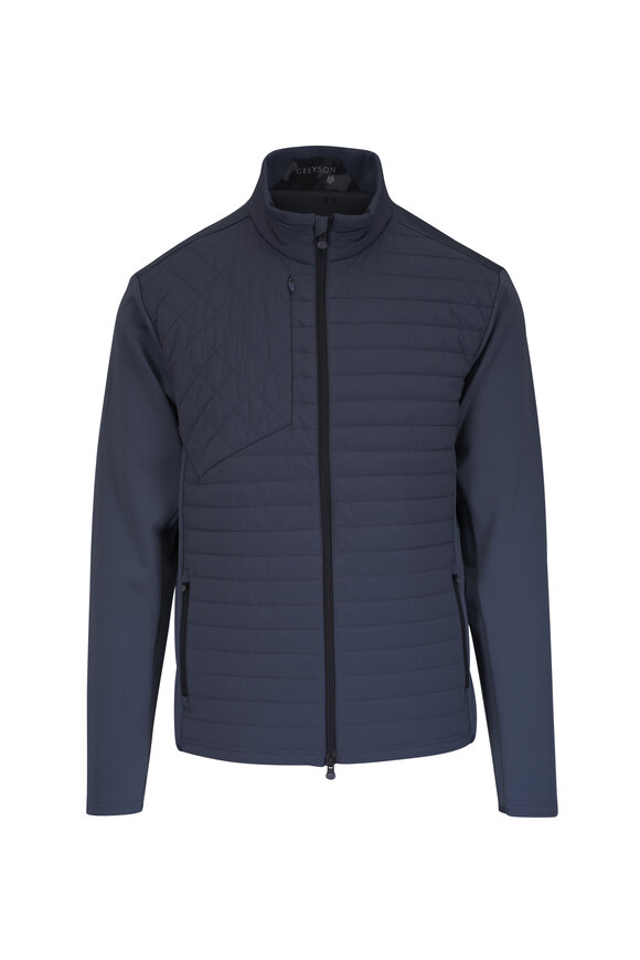 Moncler - Montgenevre Gray Wool Puffer Coat | Mitchell Stores