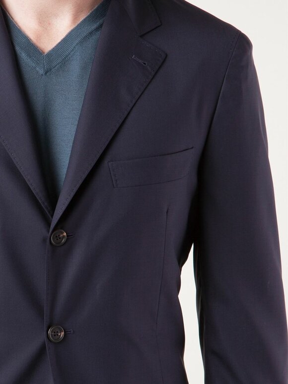 Brunello Cucinelli - Navy Blue Lightweight Travel Sportcoat