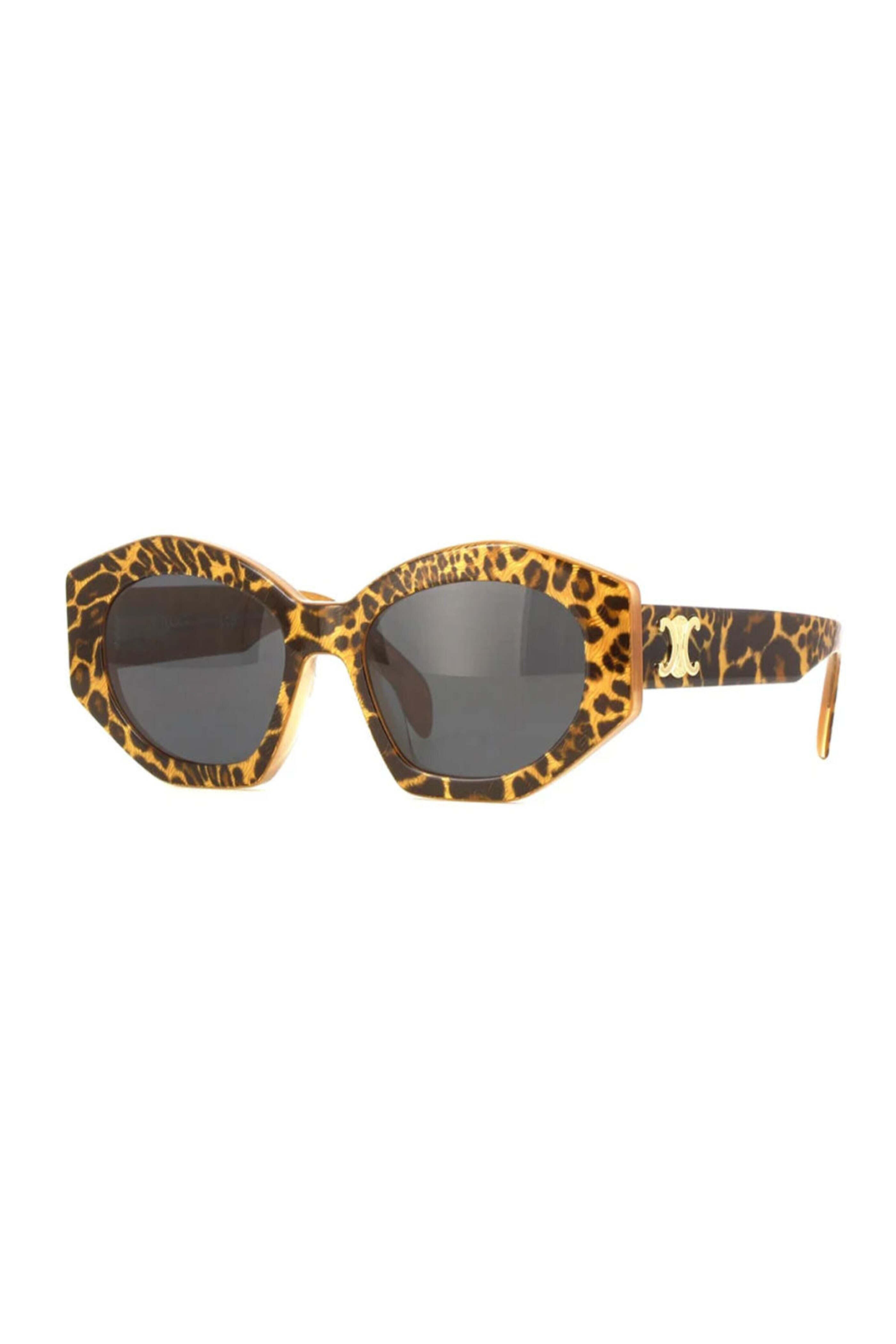 【関税・送料込み】CELINE SUNGLASSES BRONZE CAT EYE Triomphe Metal 04 cat-eye sunglasses in gold - Celine