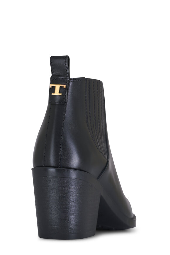 Tod's - Gomma Black Leather Bootie, 60mm