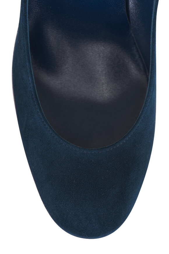Christian Louboutin Miss Sab Last Night Velour Pump, 85mm - view 4
