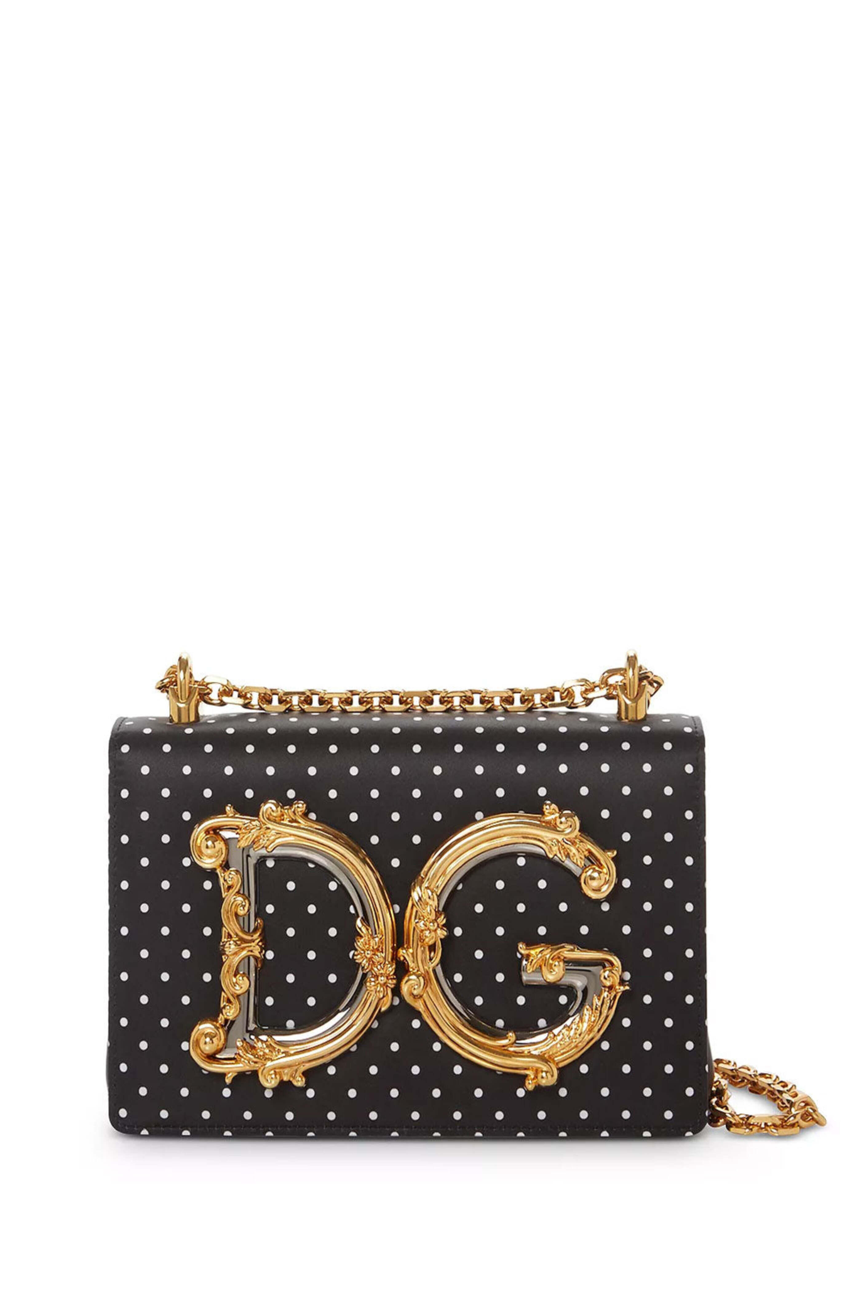 芸能人愛用のおすすめ最新情報 Dolce & Gabbana - Polka Dot Monogram Shoulder Bag バッグ