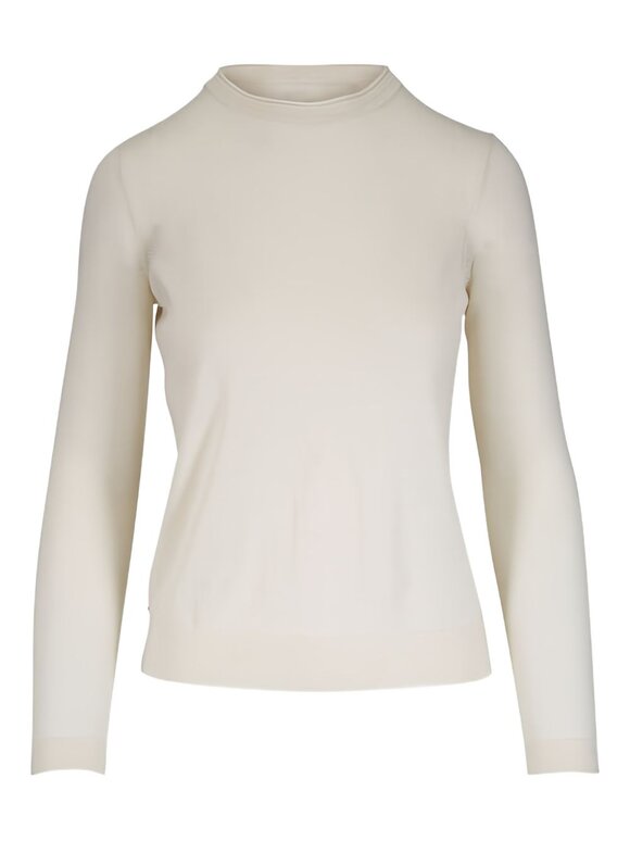 Lafayette 148 New York Cloud Fine Gauge Cashmere Sweater - view 6